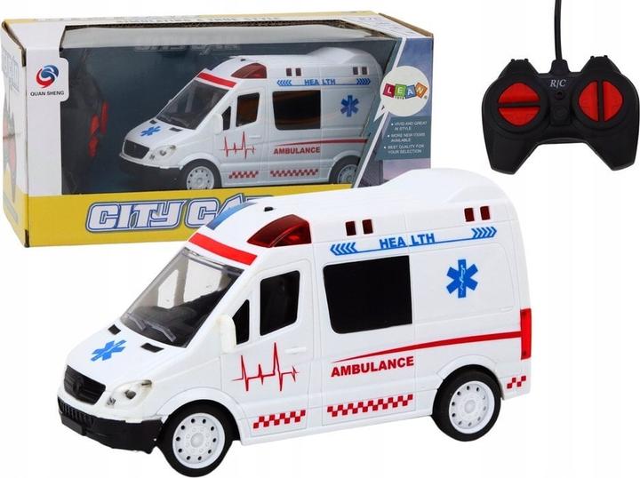 Immagine prodotto Lean Toys Ferngesteuerter Krankenwagen mit Ton und Licht