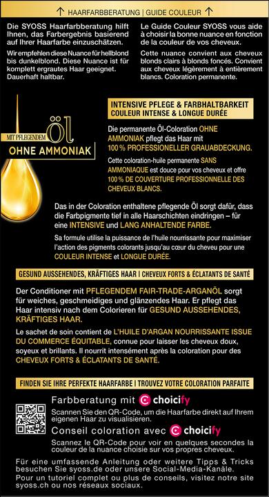 Image du produit Syoss Oleo Intense (Blond clair)