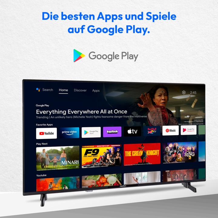 Immagine prodotto Medion LIFE P14031 (MD 29242) Android TV (40", LCD, Full HD)