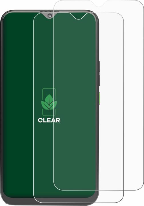 Actual product image ScreenLeaf Protective film sustainable screen protector screen protector film clear transparent (2 Piece, Rephone Rephone)