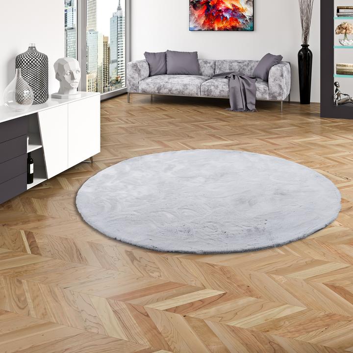 Actual product image Pergamon Luxury Super Soft Fur Rug Plush Round (Ø 160 cm)