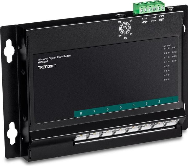 Image du produit Trendnet Commutateur industriel 8 ports Gbit Unman. PoE+ FA (8 Ports)