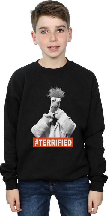 Immagine prodotto Disney The Muppets Beaker Terrified Felpa Ragazzi (140, 146)