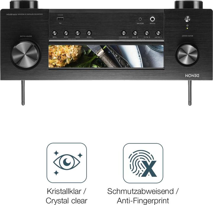 Dipos Film de Protection d’écran Crystalclear pour Denon AVR-X2800HDAB