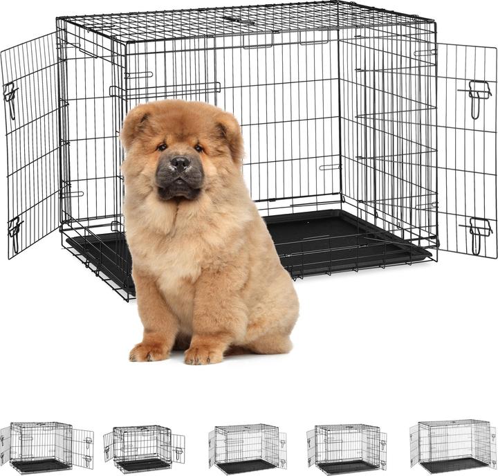 Produktbild Relaxdays Hundekäfig (Hund, Faltbar)