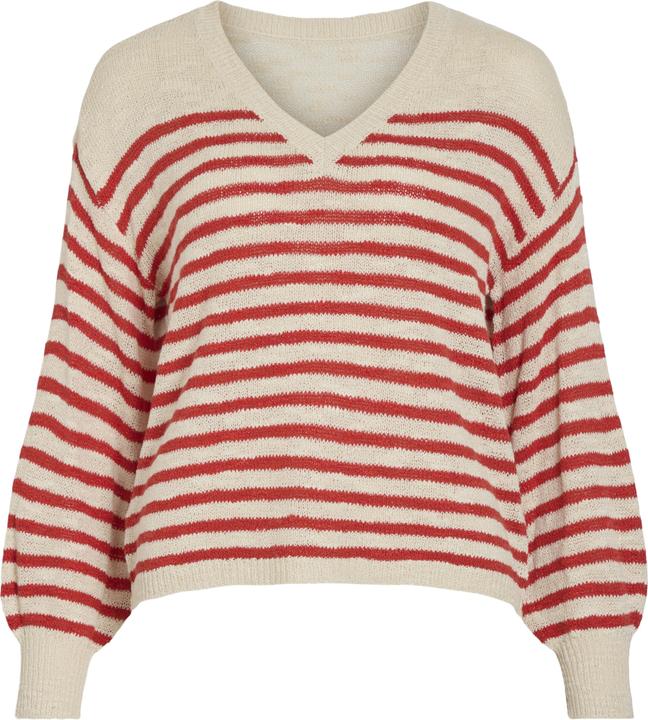 Vila V-Ausschnitt Strickpullover (S)