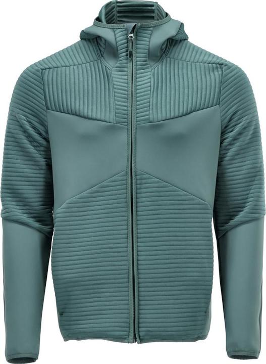 Actual product image Mascot Hooded fleece jumper with zip light forest green, size L (L)