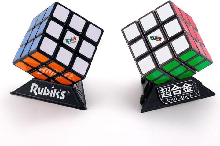 Actual product image Bandai Rubik's Cube Soul of Chogokin diecast action figure Rubik's Cube Robo 15 cm