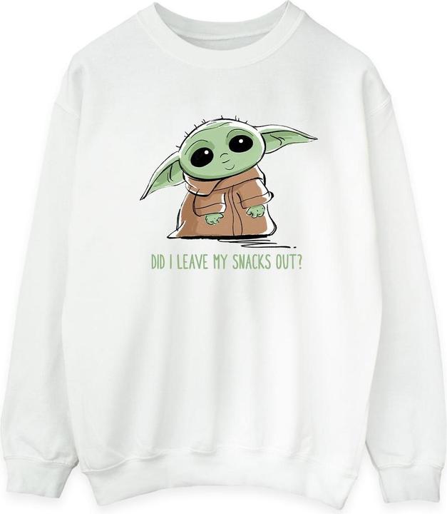 Produktbild Star Wars The Mandalorian Grogu Snacks Meme Sweatshirt (M)