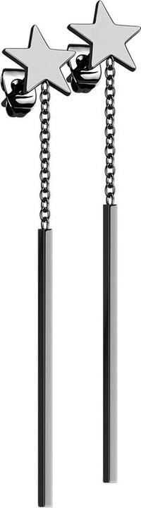 Produktbild Star Piercing Micro Labret Innengewinde silber fünf Opale weiss (Chirurgenstahl 316Lohne Messing, Titan G23ohne Messing)
