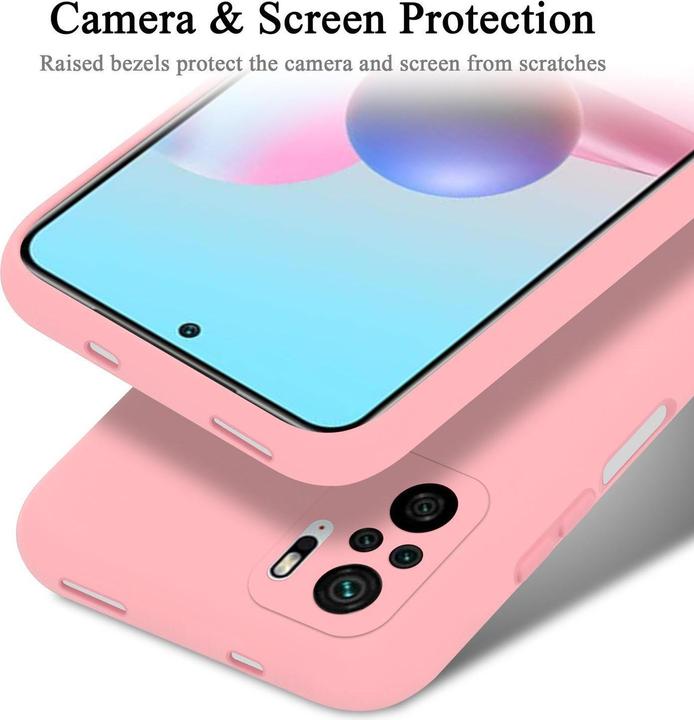 Actual product image Cadorabo TPU Liquid Silicone Case Cover (Xiaomi Redmi Note 10)