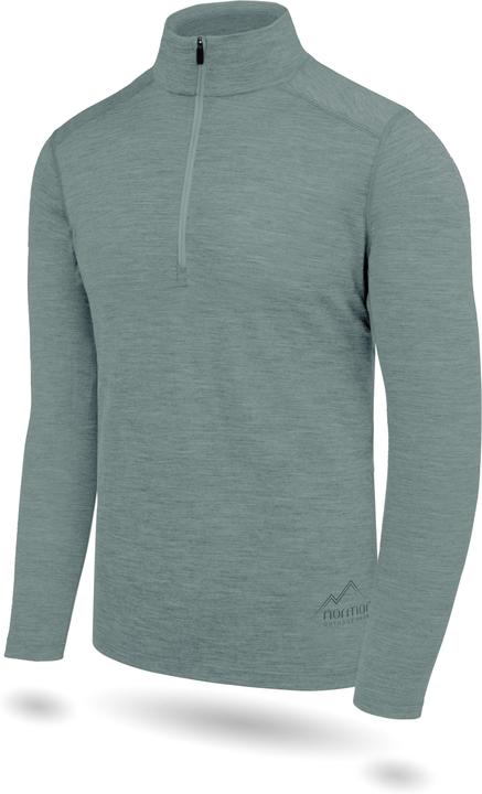 Image du produit Normani Herren Merino Langarm mit 1/4 Zipper Canberra - 1583 (L)