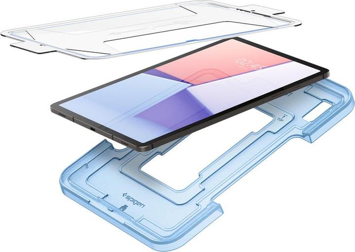 Productafbeelding Spigen Glass.TR Sam Tab S9+ Plus 12.4" X810/X816B "EZ FIT" szkło hartowane AGL06999 (1 Stuk, Galaxy Tab S9 Plus)