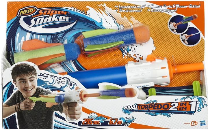 Actual product image Nerf Super Soaker Tidal Torpedo 2-in-1