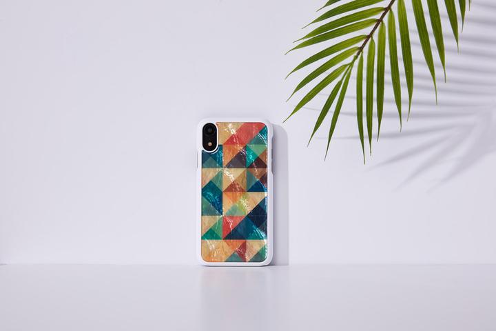 Actual product image Ikins SmartPhone case iPhone XR mosaic white (Apple iPhone XR)