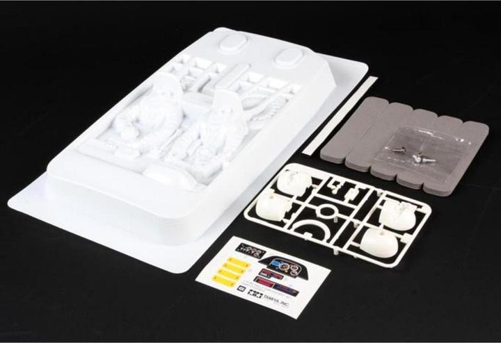 Produktbild Tamiya 1:10 Rallye-Cockpit-Set Linkslenker