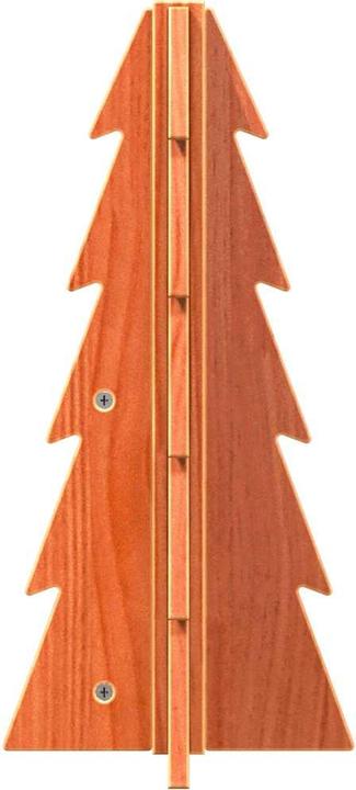 Actual product image VidaXL Christmas tree wood Christmas tree decoration wooden tree 49cm solid wood pine