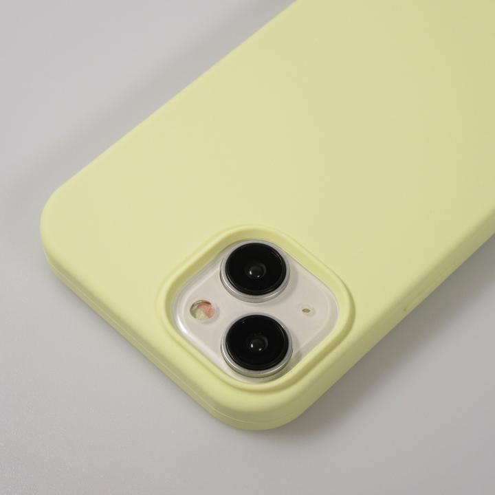 Actual product image PhoneLook Soft Touch pastel yellow cover (Apple iPhone 15)