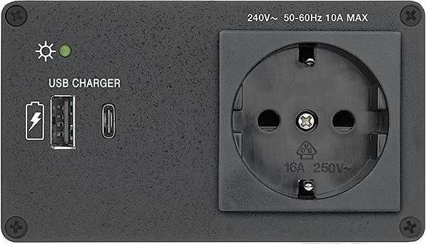 Actual product image Extron Modellbau AC+USB-C+USB-A, EU