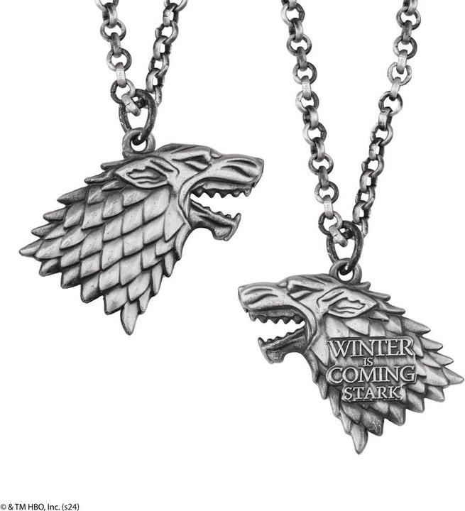 Immagine prodotto Cinereplicas Decorazioni per l'albero di Natale di Game of Thrones con collana di Stark (1 -parte)