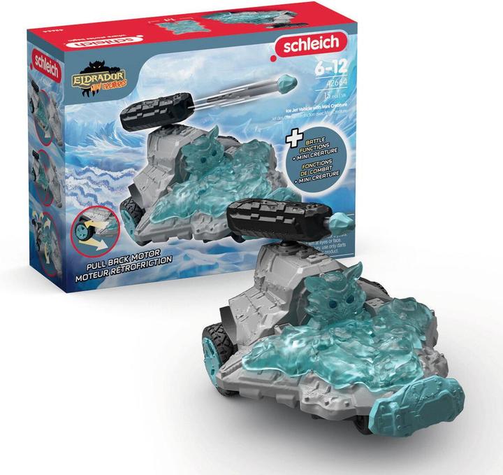 Actual product image Schleich Ice jet vehicle with Mini Cretaure