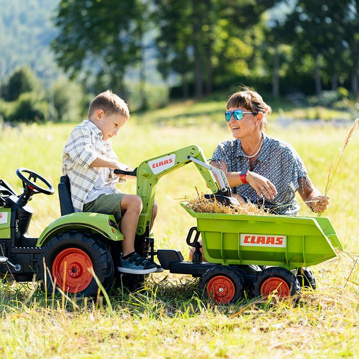 Produktbild Falk Toys Claas Traktor + Anh. XL