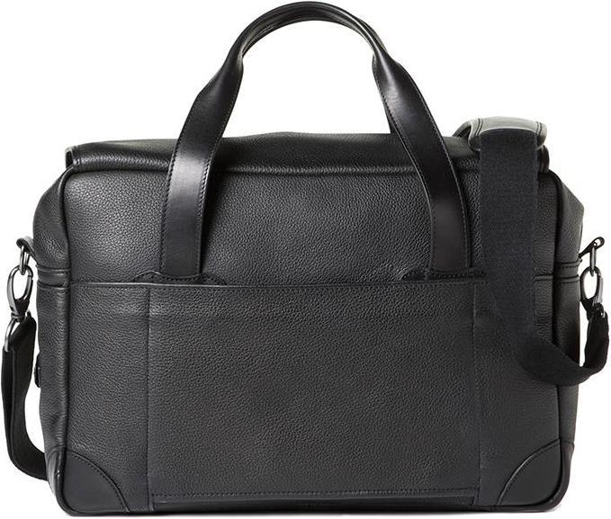 Produktbild Barber Shop Bob Cut Messenger Leder Schwarz (Kamera Schultertasche)
