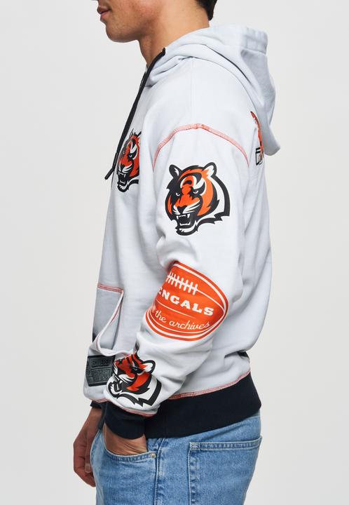 Produktbild Recovered Re:covered Fleece Hoody - INK DYE Cincinnati Bengals - XXL (XXL)