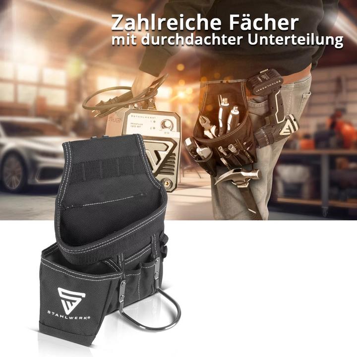 Produktbild Stahlwerk Werkzeuggürtel Werkzeug Gürteltasche Handwerkergürtel aus Polyester (1 Teile)