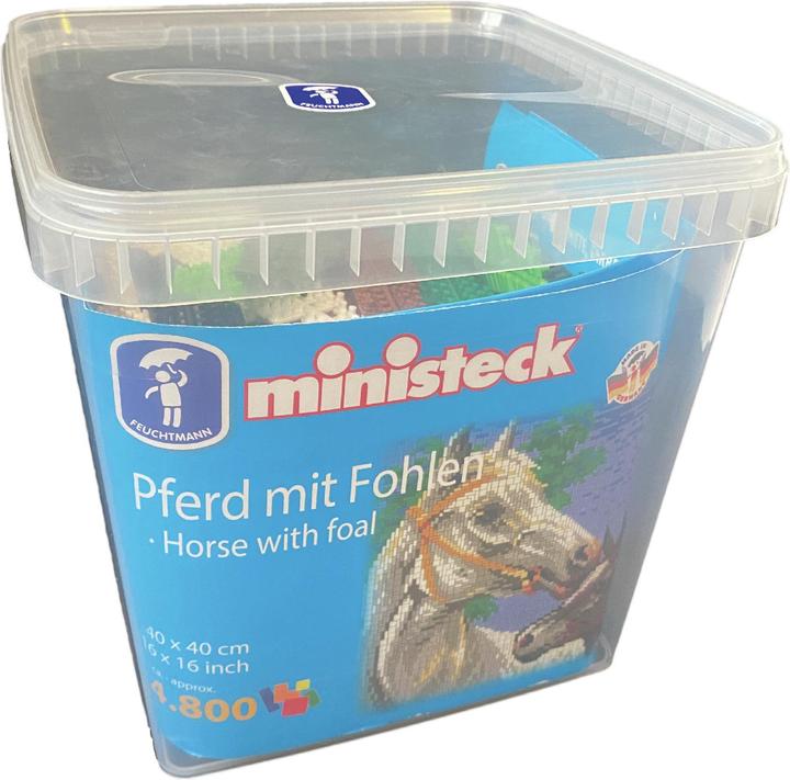 Produktbild Ministeck Horse with Foal - XXL Emmer - 4800pcs