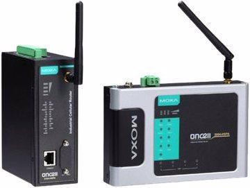 Actual product image Moxa OnCell 5104-HSPA - Router - WWAN - 4-port switch