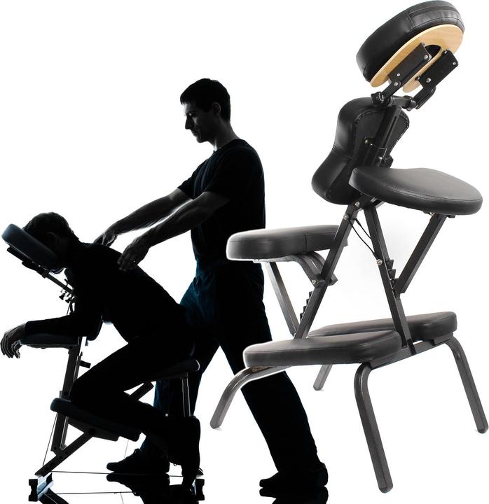 Actual product image Wiltec Toboli massage chair foldable 120 kg mobile tattoo chair portable treatment chair