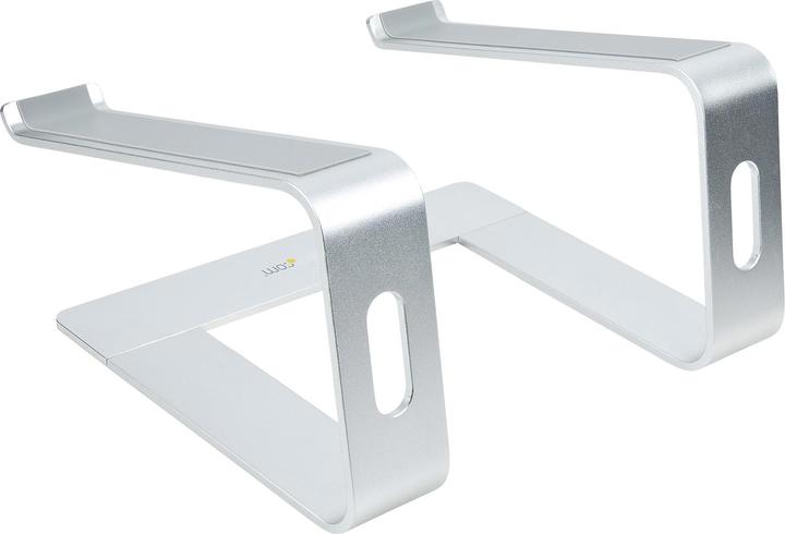 Actual product image StarTech com Laptop Stand for Desk, Supports 5kg/11lb, Aluminum, Silver, Ergonomic Laptop Riser,...