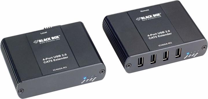 Image du produit Black Box 4 PORTS CAT5 USB 20 EXTENDER