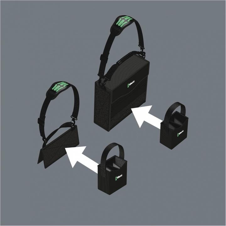 Produktbild Wera Kraftform 2go 100 (Phillipps-Kreuzschlitz (PH), Schlitzschrauben, Torx (TX), Pozidriv-Kreuzschlitz (PZ))