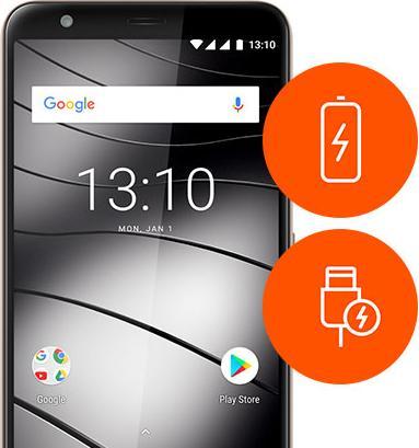 Actual product image Gigaset GS280 (32 GB, Coffee Brown, 5.70", Dual SIM + SD, 16 Mpx, 4G)