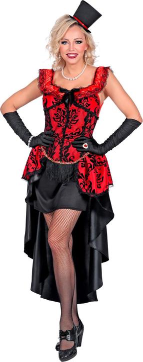 Produktbild Widmann Damen Burlesque Kostüm mit Kleid, Handschuhe (L)