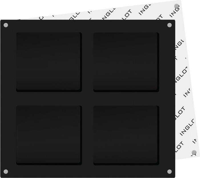 Produktbild Inglot Freedom System Palette Square Customizable Magnetic Layer for Long-Lasting Makeup Eyeshadow Combinat