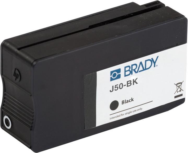 Produktbild Brady J50-BK - Tinte auf Pigmentbasis - Schwarz - - BradyJet J5000 - 101,6