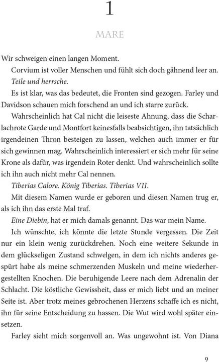 Actual product image Raging Storm (The Colours of Blood 4) (Victoria Aveyard, Birgit Schmitz, German)