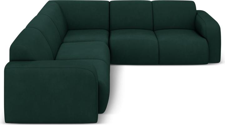 Actual product image Micadoni Symmetrical Corner Sofa, "Molino", 5 Seats, 252x252x75 Made in Europe (Corner sofa)