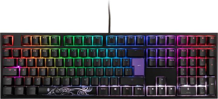 Actual product image Ducky ONE 2 Backlit PBT Gaming Keyboard, MX-Brown, RGB LED (DE, Cable)