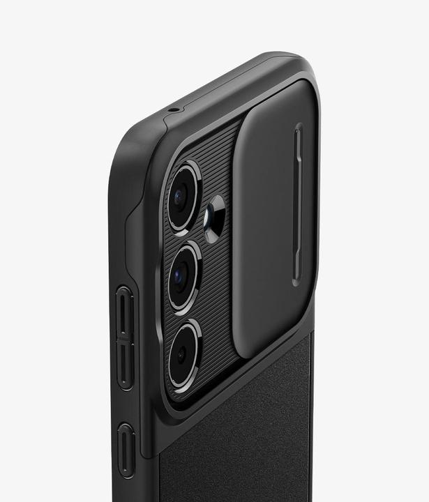Produktbild Spigen Optik Armor Hülle für Samsung Galaxy A55 5G - Schwarz (Samsung Galaxy A55)