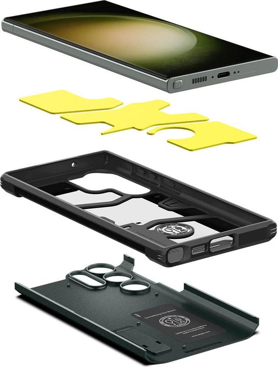 Actual product image Spigen Tough Armor (Samsung Galaxy S23 Ultra)