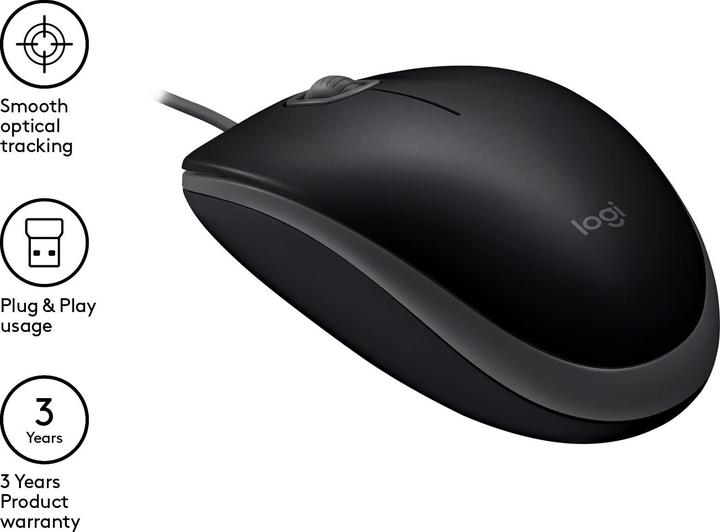 Actual product image Logitech B110 (Cable)