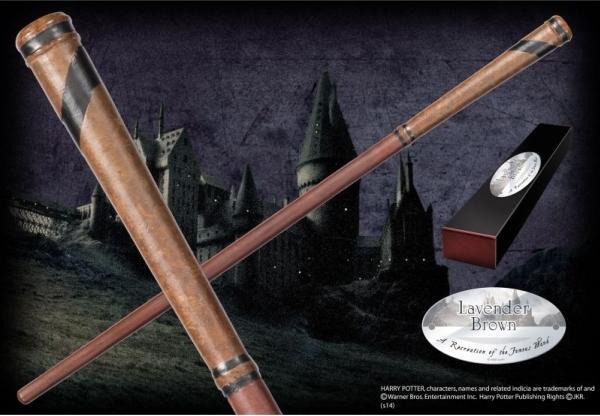 Actual product image Noble Collection Harry Potter Wand Lavendar Brown (Character Edition)