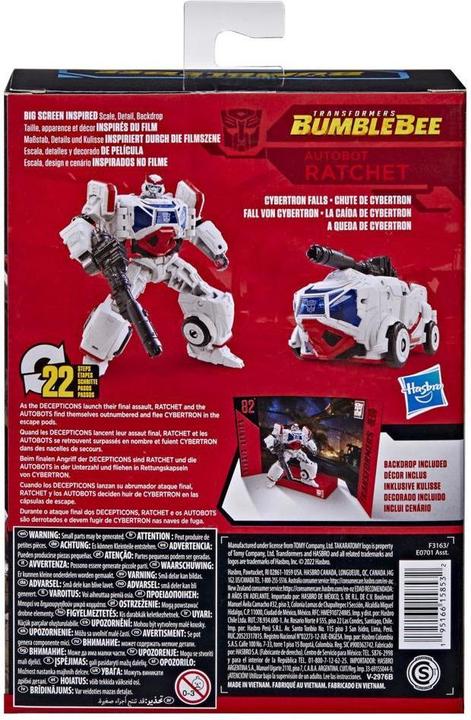 Actual product image Transformers Studio Series 82 Deluxe Autobot Ratchet