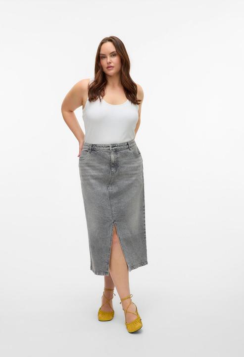Produktbild Vero Moda VMCVERI Hohe Taille Langer Rock Jeansrock (54)