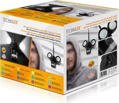 Immagine prodotto Technaxx IP-Cam HD Outdoor con proiettore a LED TX-83 (1280 x 720 pixel)