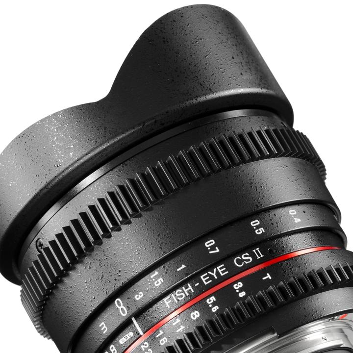 Actual product image Walimex pro Pro Lens 8mm, f/3.5 II VDSLR Fisheye, Nikon (Nikon F, Micro Four Thirds, APS-C / DX)